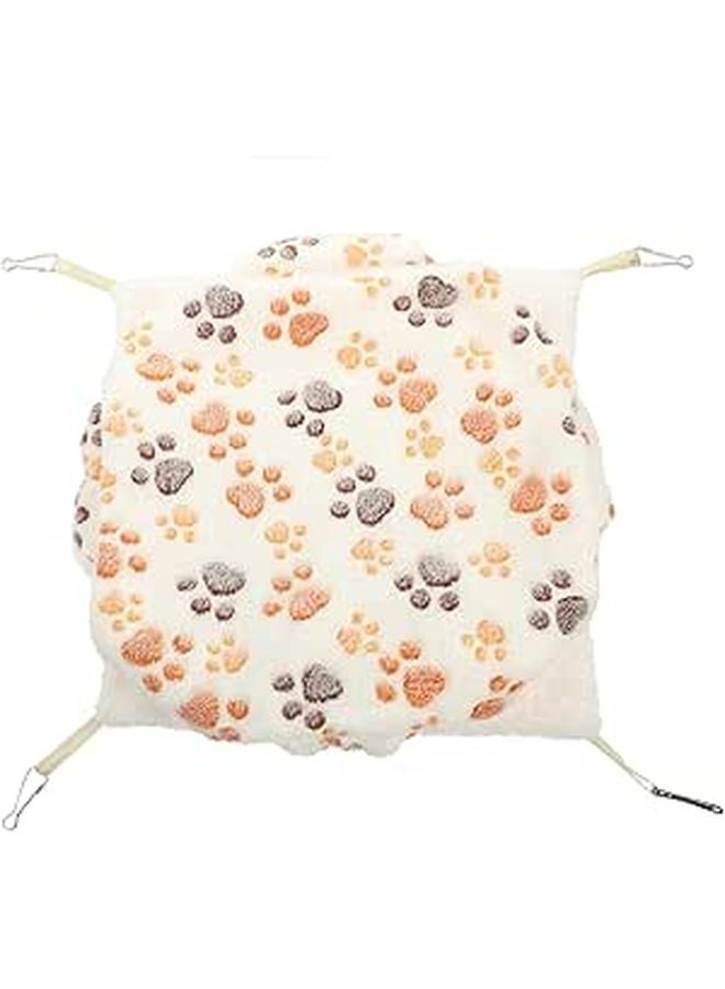 Double Layer Fleece Warm Hanging Nest Bed For Hamsters Guinea Pigs 35x35 Cm - Image 1