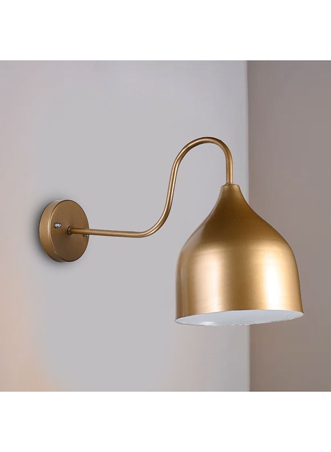 الروضة للإضاءة ابليك نعومى دهبي - ابليك - اضاءة حائط - اللون ذهبي - الخامة معدن - المقاس : 37×26×25 - Image 3