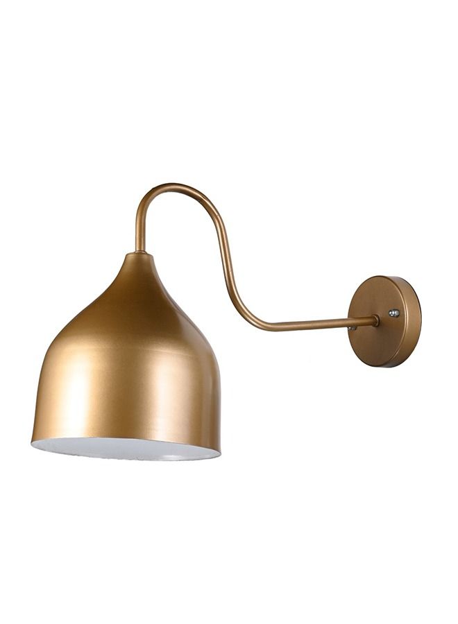 الروضة للإضاءة ابليك نعومى دهبي - ابليك - اضاءة حائط - اللون ذهبي - الخامة معدن - المقاس : 37×26×25 - Image 1