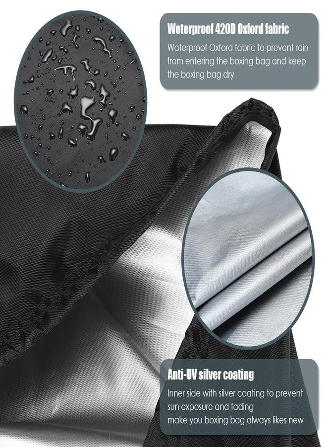 COOSOO Punching Bag Cover Outdoor Standing Boxing Bag Cover Waterproof Freestanding Punching Bag Protective Cover Free Standing Boxing Bag Cover (22" Dx52 H) - Image 3