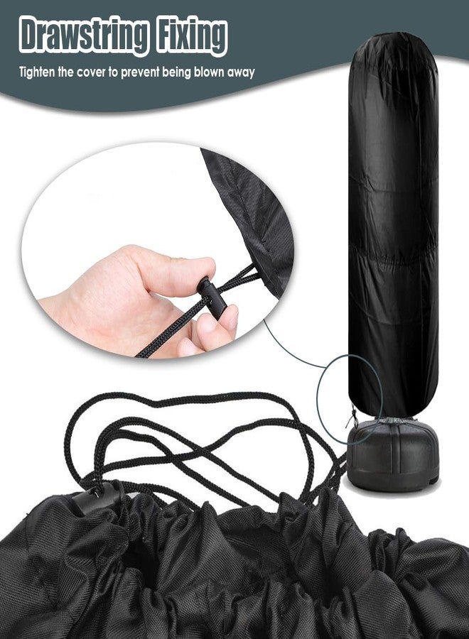 COOSOO Punching Bag Cover Outdoor Standing Boxing Bag Cover Waterproof Freestanding Punching Bag Protective Cover Free Standing Boxing Bag Cover (22" Dx52 H) - Image 5