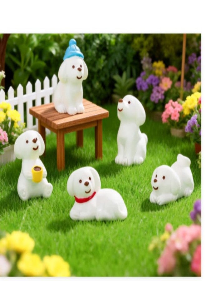 ARUNA DECOR Miniature Dog House Set of 9 – PVC Fairy Garden Accessories, Dollhouse Decor Items, Mini Animal Houses for Terrarium, Home Decoration & Gift Set - Image 3