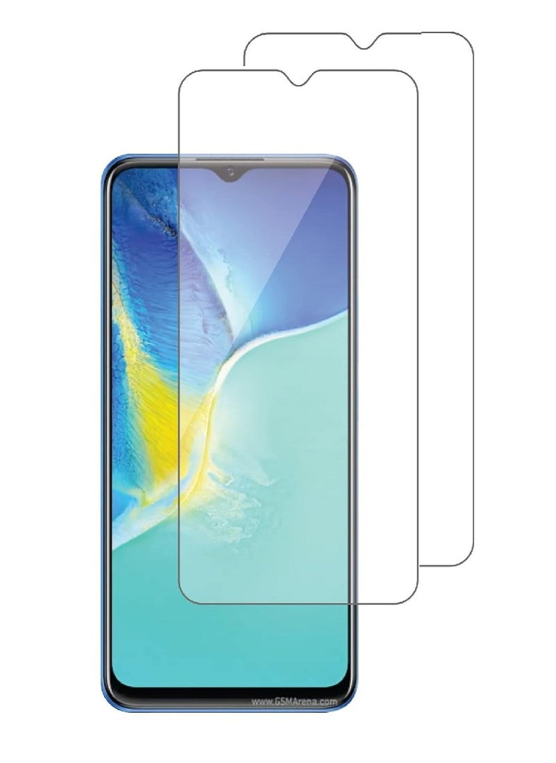Super 2 Pieces Tempered Glass Screen Protector Clear Designed For vivo Y01 Full Screen Coverage And Bubble Free - Image 1
