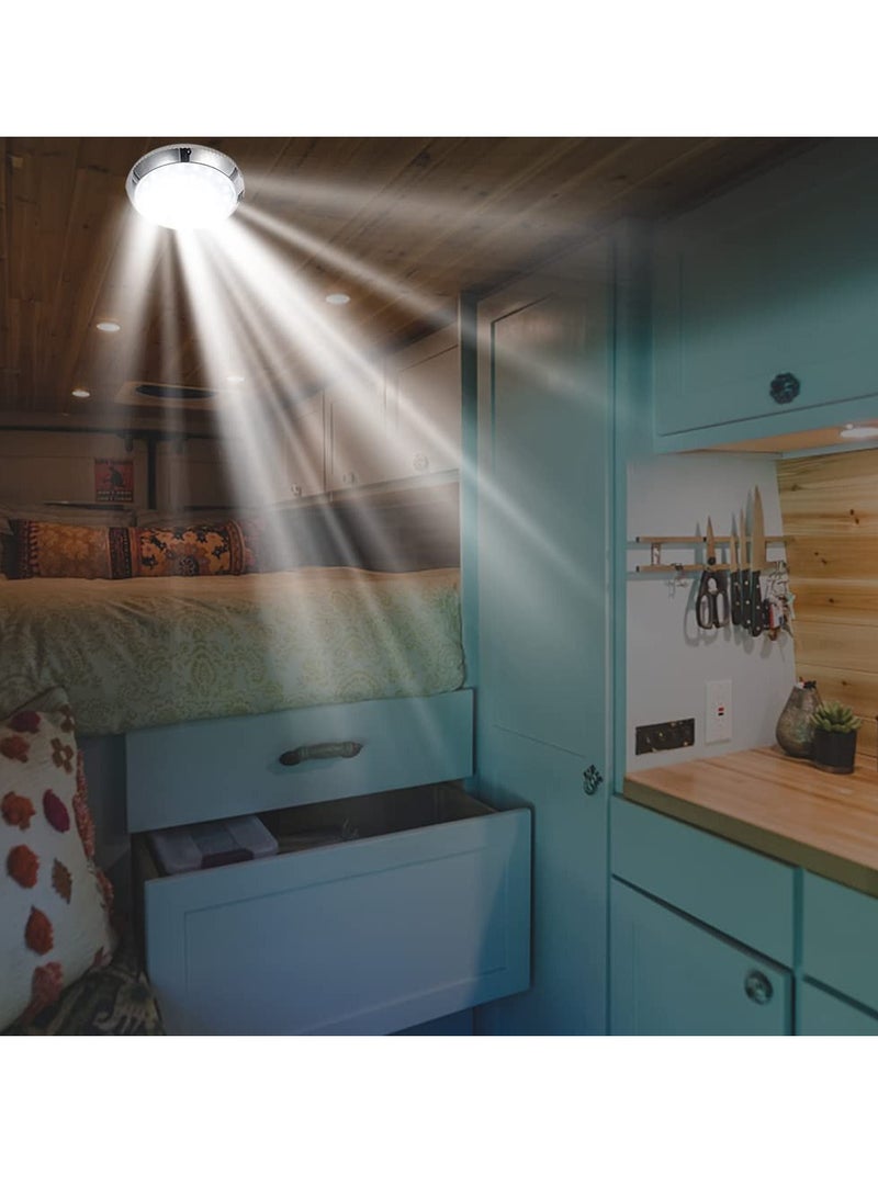 كابتن تيك 2 Pcs LED Ceiling Dome Light for RV Interior, 46 LED Downlight, DC 12V for Campervan, Motorhome, Boat, Trailer, Marine - Image 5