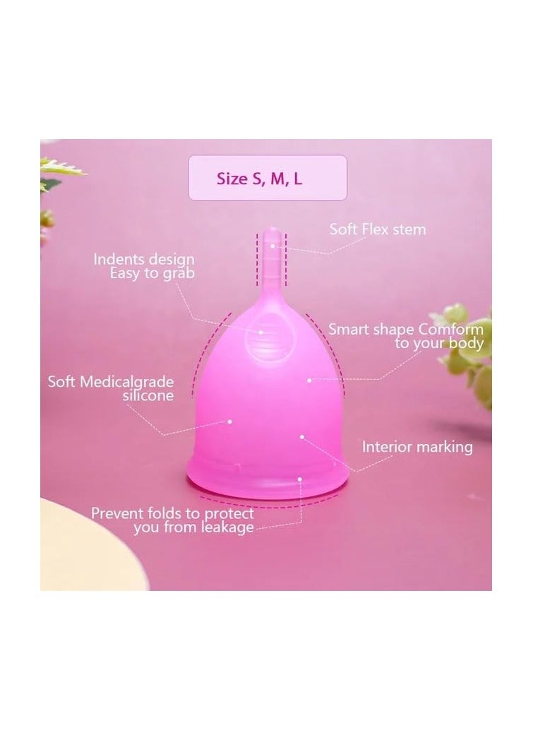 Feminy - Feminy Menstrual Cup With Silicone Sterilizer Cup Or Cup Holder - Image 1