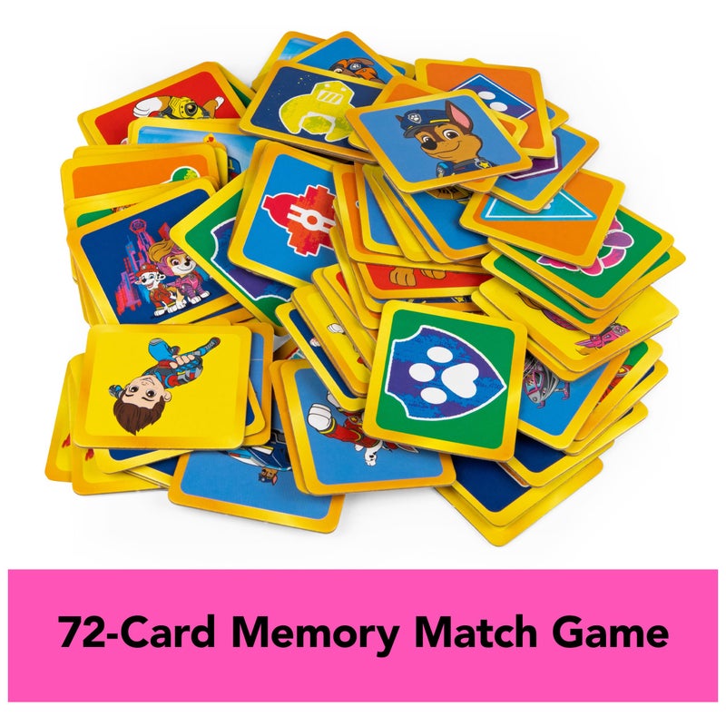 Spin Master Games PAW Patrol: The Movie, 4-Game Adventure City Pack Memory Match, Pop-Up, Wooden Dominoes, & Lookout Games, PAW Patrol Toys for Kids Ages 4 and up - Image 5