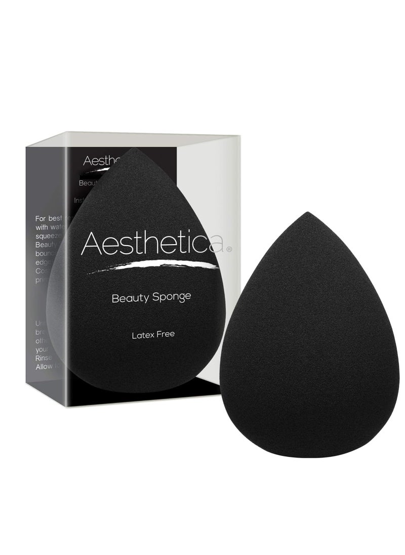 Aesthetica - Aesthetica Cosmetics Beauty Sponge Blender - Latex Free and Vegan Makeup Sponge Blender - For Powder, Cream or Liquid Application - One Piece Make Up Sponge - Image 1