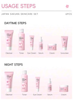 Laikou JAPAN SAKURA SKINCARE SET BLOSSOM BEAUTY  - Image 3