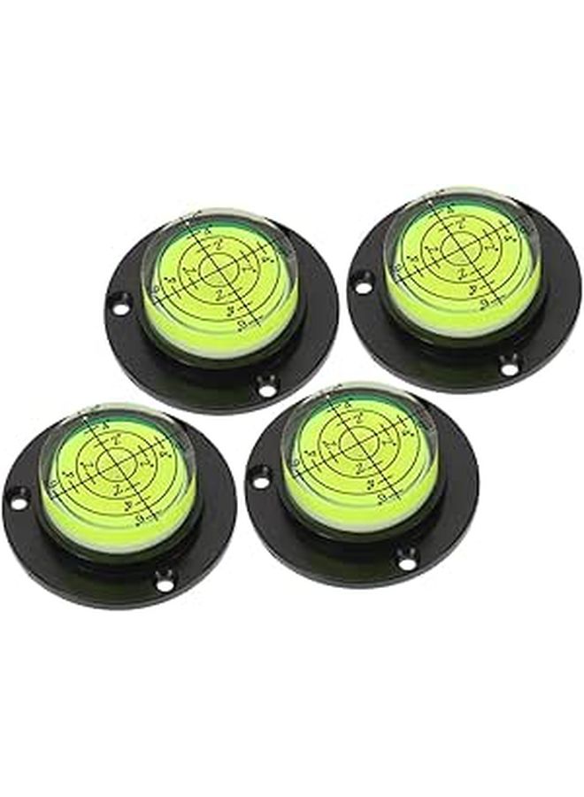 4pcs RV Level Bubble High Precision Spirit Level Tool For Accurate Measurement On Various Surfaces And Angles Home Projects Engineering And Mechanical Tasks Standard - Image 1