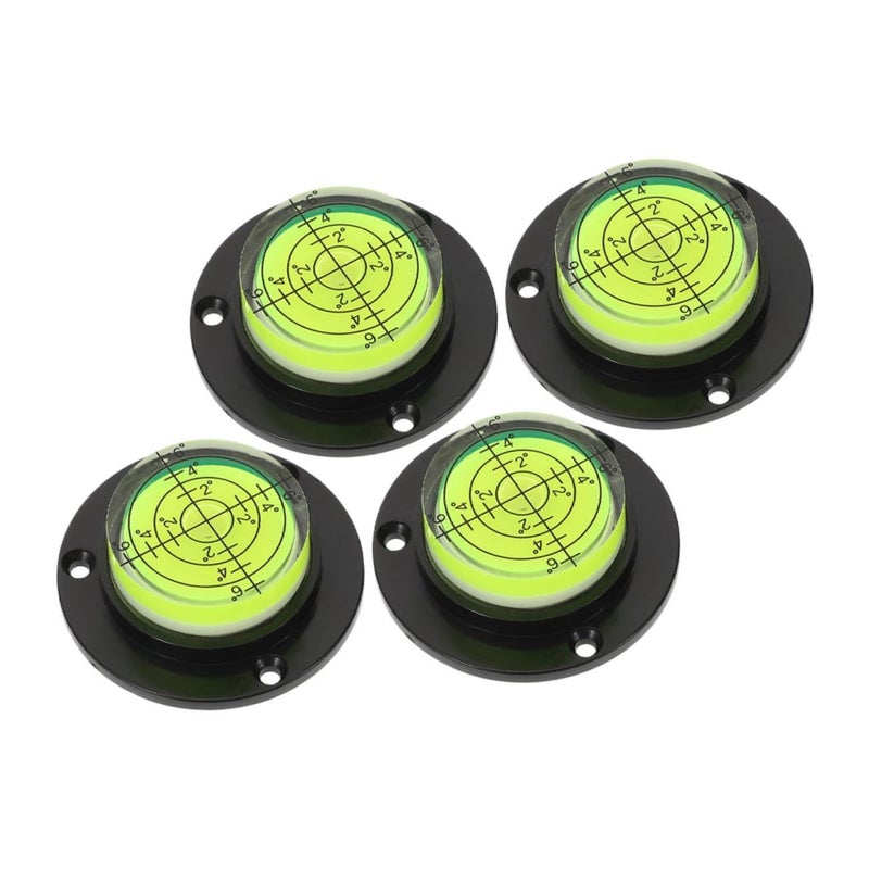 4pcs RV Level Bubble High Precision Spirit Level Tool For Accurate Measurement On Various Surfaces And Angles Home Projects Engineering And Mechanical Tasks Standard - Image 2