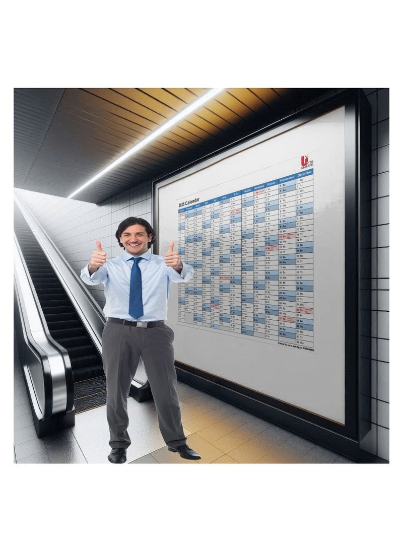 Generic 2025 WALL COLORED CALENDAR  - Image 3