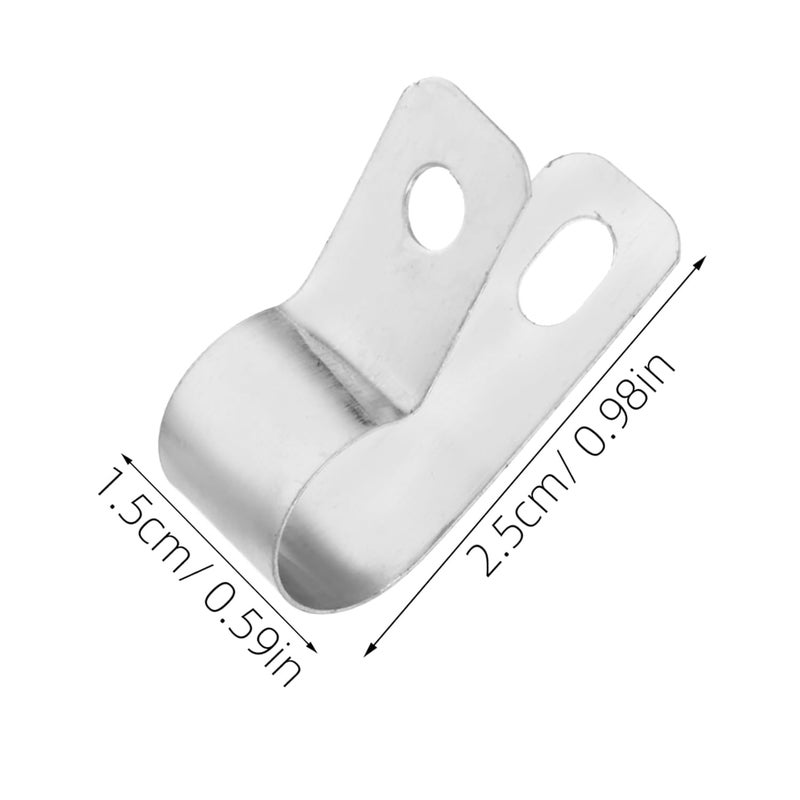 Fireproof Cable Clips 20Pcs White Wire Management Clips For Safe Cord Organization - Image 3