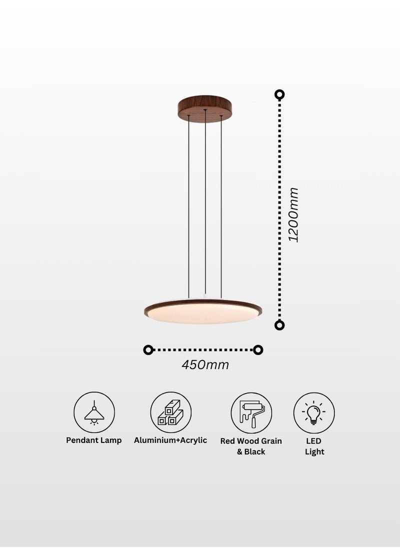 Target - Modern Pendant Light Adjustable Height 3 Light Color Hanging Chandelier Lighting Fixture for Kitchen Living Room Dining Room Bedroom - Image 1