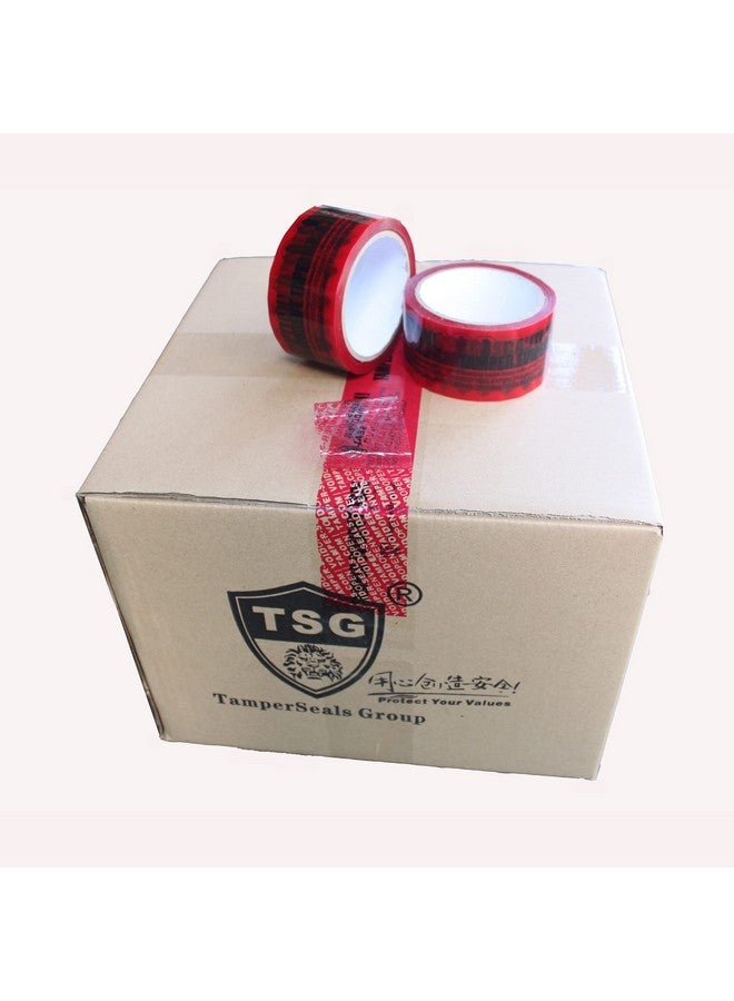 TamperSeals Group 1 Roll Partial Transfer Tamper Evident Security Packing Tape (2 Inches X 55 Yards X 2 Mil Do Not Break “Caution/Voidopen” Red)  - Image 4