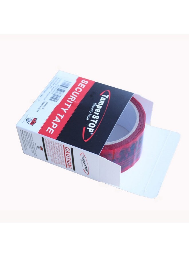 TamperSeals Group 1 Roll Partial Transfer Tamper Evident Security Packing Tape (2 Inches X 55 Yards X 2 Mil Do Not Break “Caution/Voidopen” Red)  - Image 3