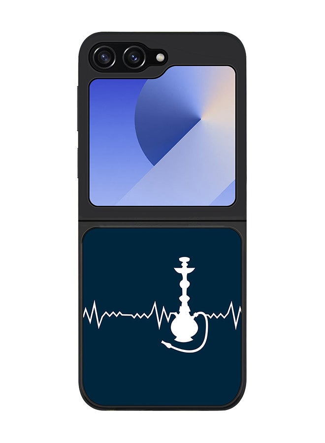 Stylizedd Rugged Black edge case for Samsung Galaxy Z Flip7 FE, Slim fit Soft Case Flexible Rubber Edges Anti Drop TPU Gel Thin Cover -  Sheesha - Image 1