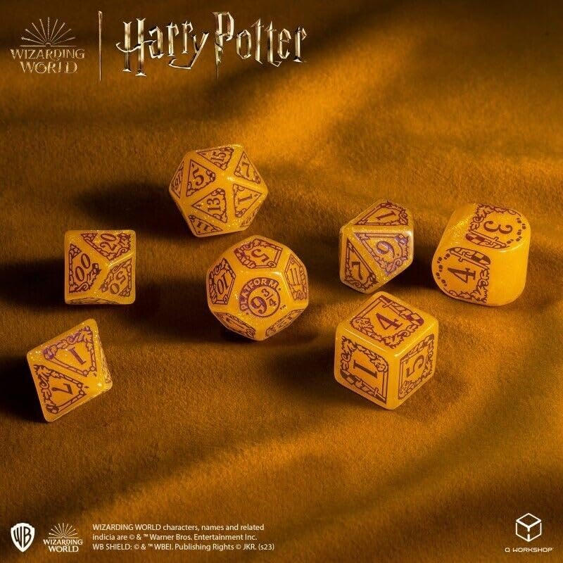 Q WORKSHOP Harry Potter Gryffindor Modern Dice Gold - Image 5