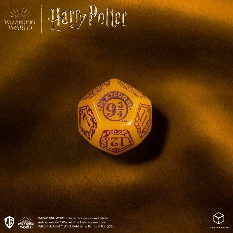 Q WORKSHOP Harry Potter Gryffindor Modern Dice Gold - Image 3