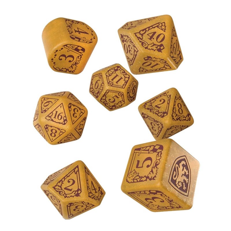 Q WORKSHOP Harry Potter Gryffindor Modern Dice Gold - Image 1