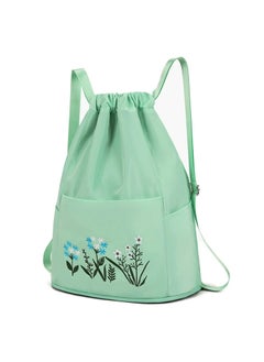 SYOSI Drawstring Backpack,Women's Drawstring Bag,Waterproof Drawstring Backpack,Large Wet and Dry Separation Backpack  - Image 1