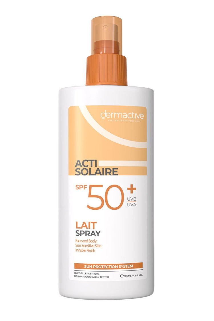 Dermactive Acti‑Solaire SPF 50+ Lait Spray Sunscreen Lotion – 125 ml