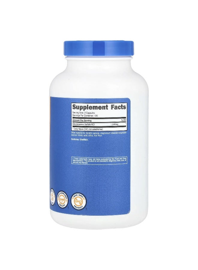 Nutricost, Glucosamine Sulfate, 1,500 mg, 240 Capsules (750 mg per Capsule) (Packaging may vary) - Image 2
