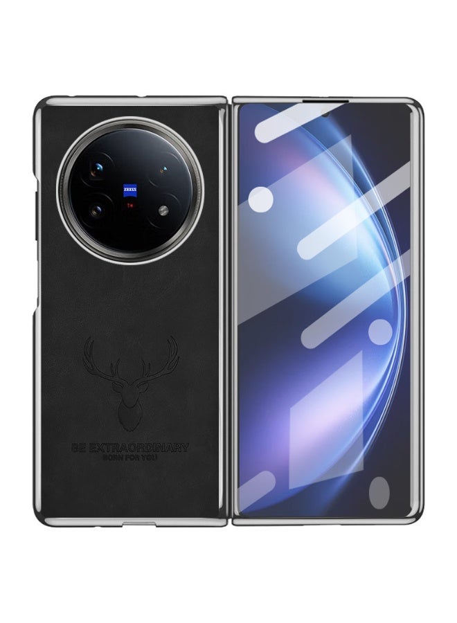 For  Vivo X Fold 5 Mobile Phone Case, Bumper Armour Slim Leather Case for  Vivo X Fold 5 - Image 1