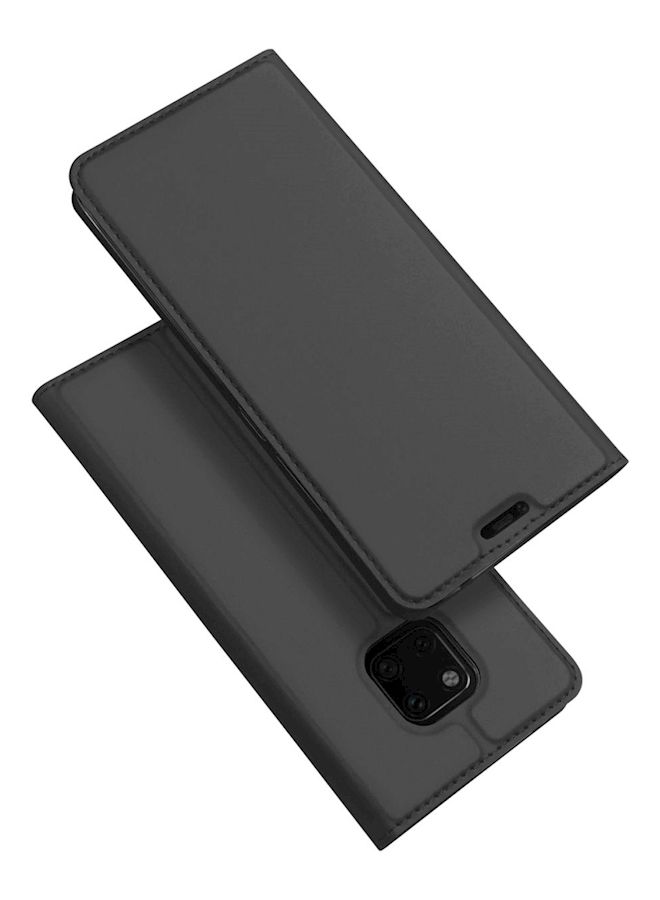NIBEMINENT Protective Wallet Card Case Cover For Huawei Mate 20 Pro Black  - Image 1