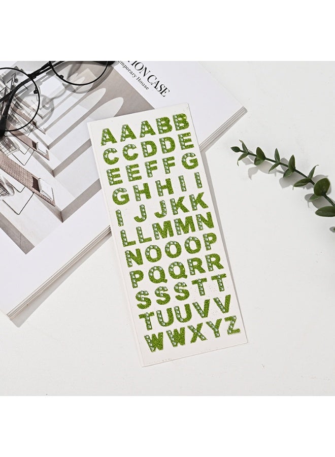 10 Sheets Colorful Self Adhesive Letter Stickers Alphabet Gift Stickers for DIY Crafts Vibrant A to Z Alphabet Stickers Easy to Peel Design Perfect for Gift Wrapping Scrapbooking Card Making Kids’ Art Projects or Decorating Notebooks - Image 3