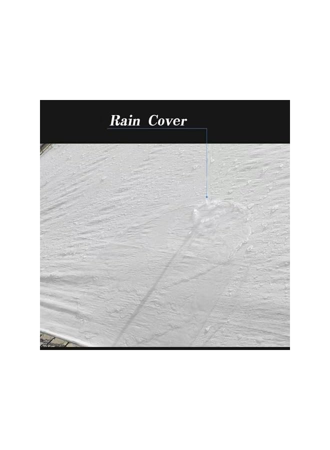 The Bros Waterproof Tarpaulin, 3x4m Heavy Duty Tarp, Large Waterproof Tarp, White Tarps Heavy Duty Waterproof, Canvas Tarp With Strong Eyelets, Camping Cover for Caravan Boat Car Outdoor  - Image 3