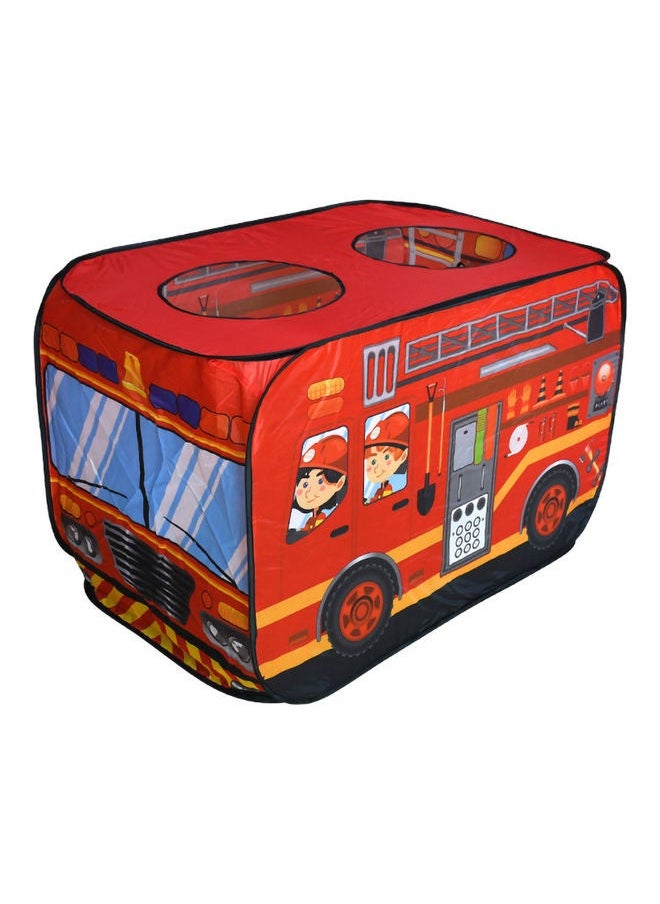 Captaintech Fire Engine Bus Shaped Foldable Play Tent  - Image 1