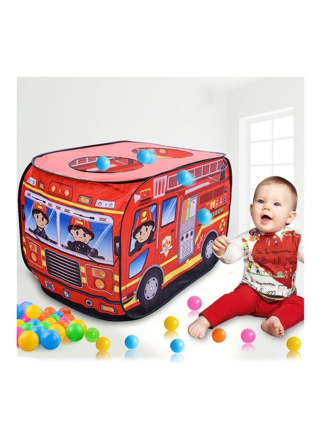 Captaintech Fire Engine Bus Shaped Foldable Play Tent  - Image 2