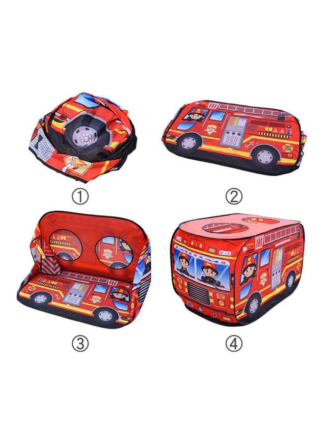 Captaintech Fire Engine Bus Shaped Foldable Play Tent  - Image 3