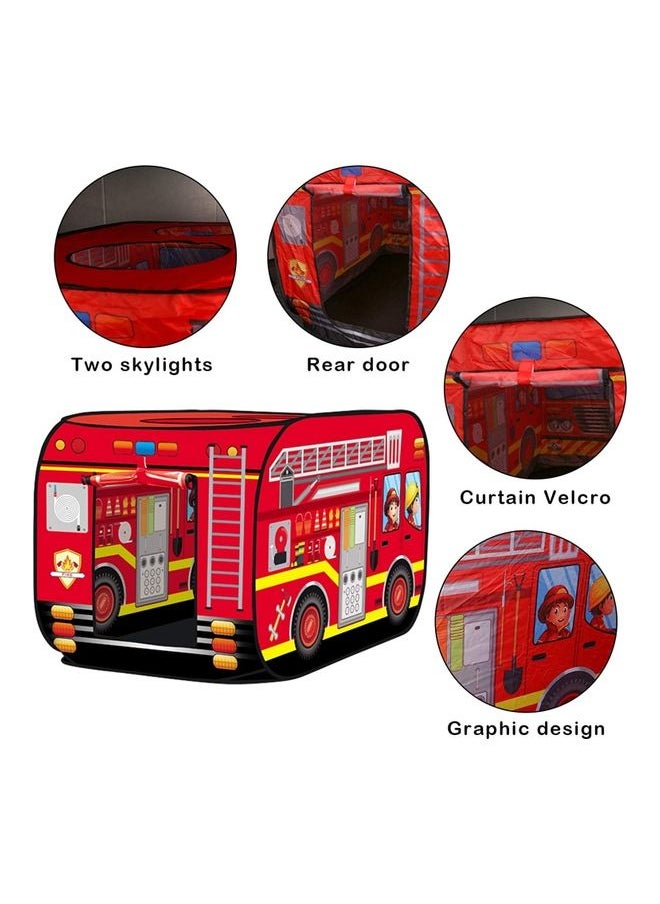 Captaintech Fire Engine Bus Shaped Foldable Play Tent  - Image 5