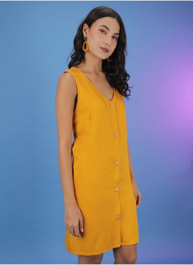 Freehand Women Regular Fit Casual Solid Dress  - Image 3