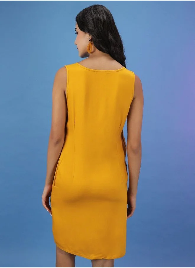 Freehand Women Regular Fit Casual Solid Dress