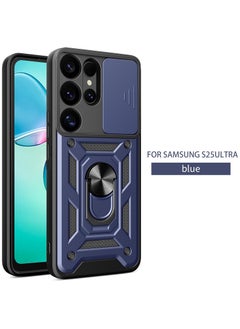 Generic samsung s25 ultra Shield Full Protection Case With Metal Ring &Slide Camera Cover For samsung galaxy s25 ultra  - Image 1