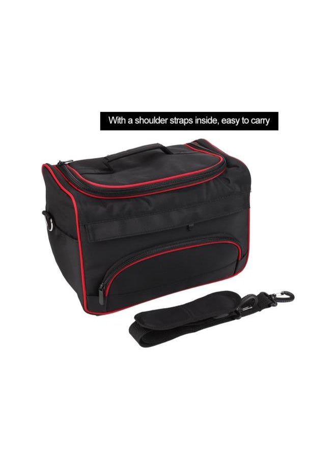 Generic - Hairdressing Bag, Professional Large Storage Multi-function Portable Hairdresser's Salon Pouch Bag, Makeup Travel Home Hair Stylist Tool Bag Session Bag Large Mobile Hair Salon Kit Holder (Black) - Image 1