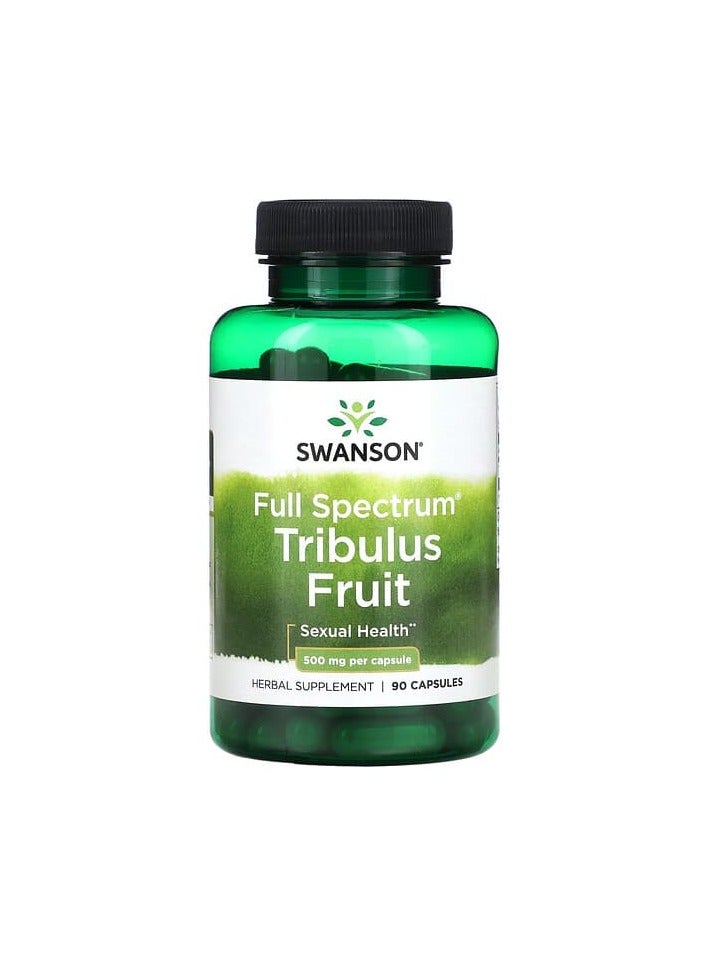 Full Spectrum Tribulus Fruit, 500 mg, 90 Capsules
