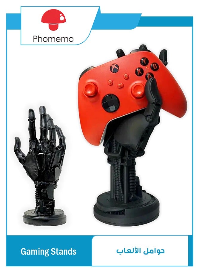 phomemo 3D Cyberpunk Mechanical Palm ,PS5 Controller Stand,Dual Tone Display Holder for PS5/PS4/Switch/XBOX Controllers & Headsets, Gaming Desktop Decor & Storage - Image 1
