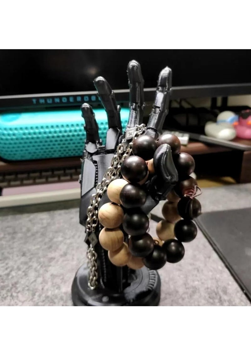 phomemo 3D Cyberpunk Mechanical Palm ,PS5 Controller Stand,Dual Tone Display Holder for PS5/PS4/Switch/XBOX Controllers & Headsets, Gaming Desktop Decor & Storage - Image 5