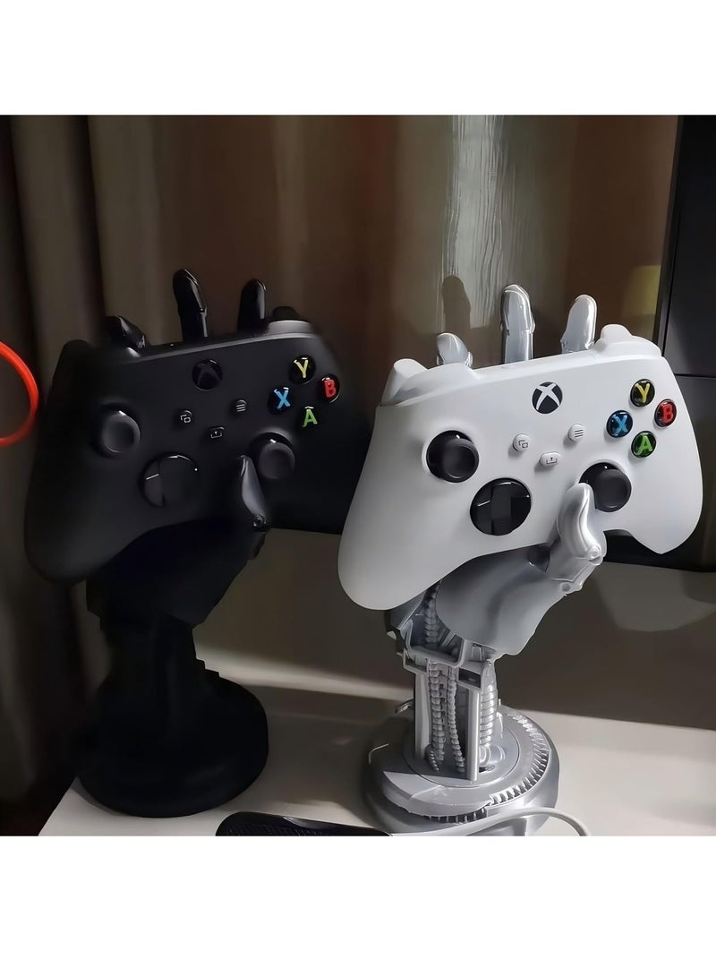 phomemo 3D Cyberpunk Mechanical Palm ,PS5 Controller Stand,Dual Tone Display Holder for PS5/PS4/Switch/XBOX Controllers & Headsets, Gaming Desktop Decor & Storage - Image 4