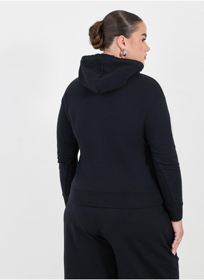 Styli - Plus Size Regular Fit Regular Length Plain Hoodie - Image 1