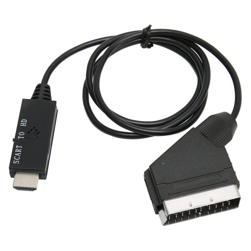 SCART to HD Multimedia Interface Converter HD 1080P SCART to HD Multimedia Interface Adapter Cable for Sound Video DC 5V - Image 4
