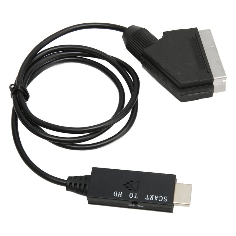 SCART to HD Multimedia Interface Converter HD 1080P SCART to HD Multimedia Interface Adapter Cable for Sound Video DC 5V - Image 2