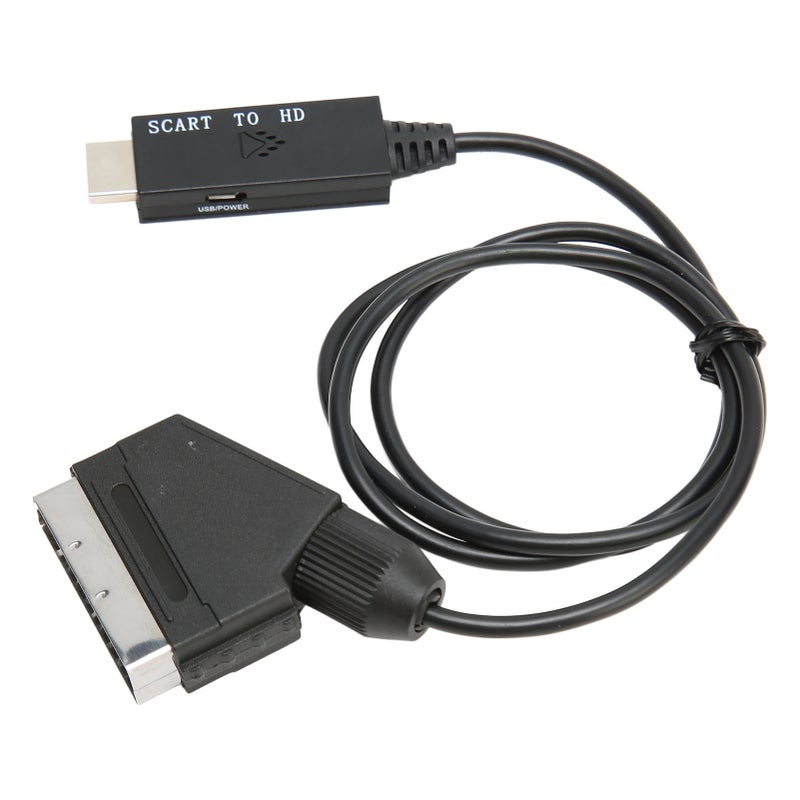 SCART to HD Multimedia Interface Converter HD 1080P SCART to HD Multimedia Interface Adapter Cable for Sound Video DC 5V - Image 5