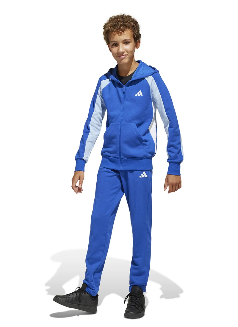 Adidas Youth Seasonal Essential Colourblock Tracksuit