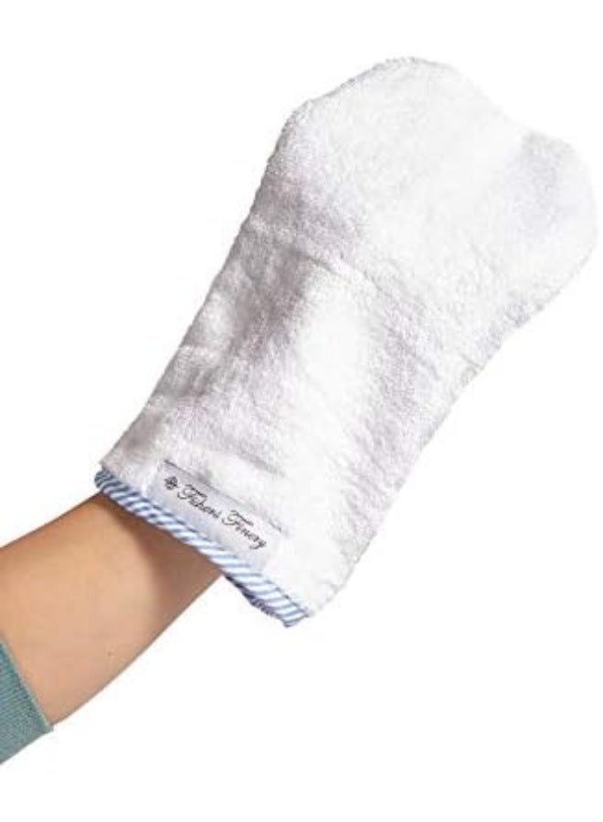 Fishers Finery Bamboo Viscose Hooded Towel & Wash Cloth Gift Set for Boys (Blue) - Image 3