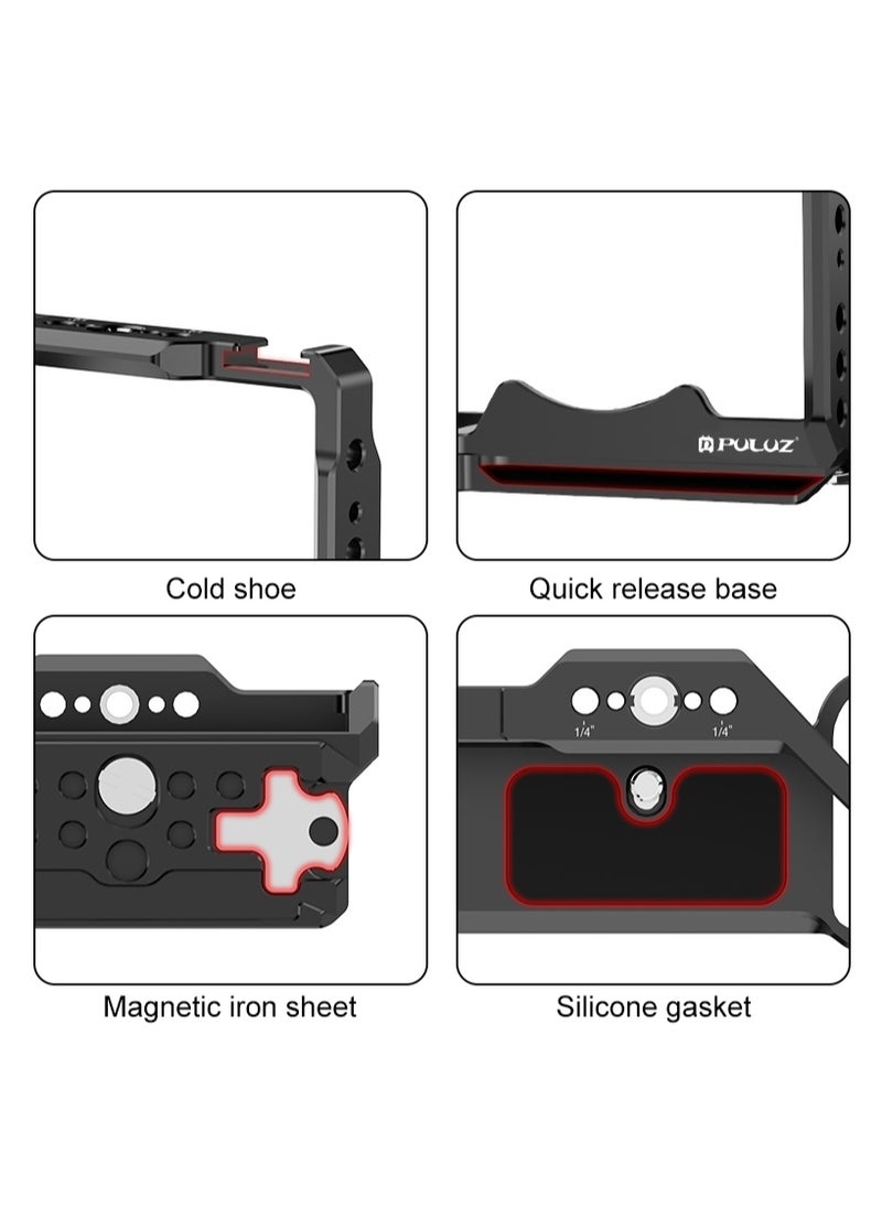 PULUZ PULUZ is suitable for SONY ZV-E1 compact camera aluminum alloy metal protective frame  - Image 2