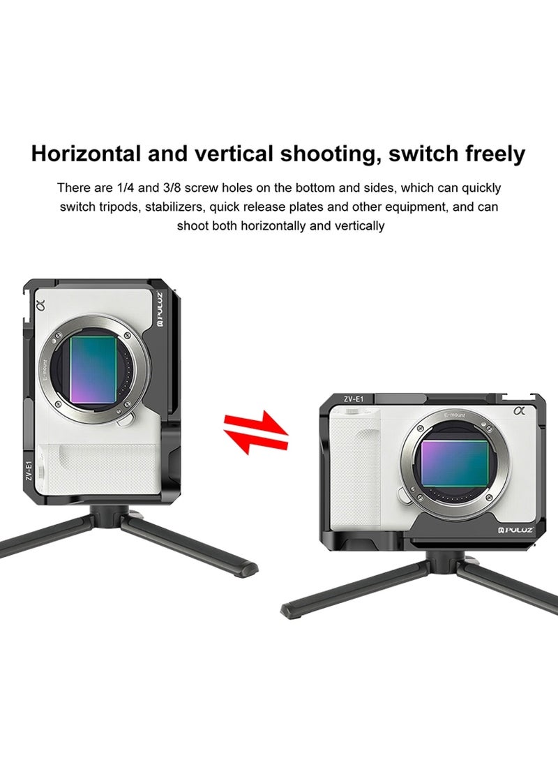 PULUZ PULUZ is suitable for SONY ZV-E1 compact camera aluminum alloy metal protective frame  - Image 5